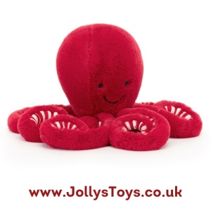 Jellycat Cranberry Octopus, Little